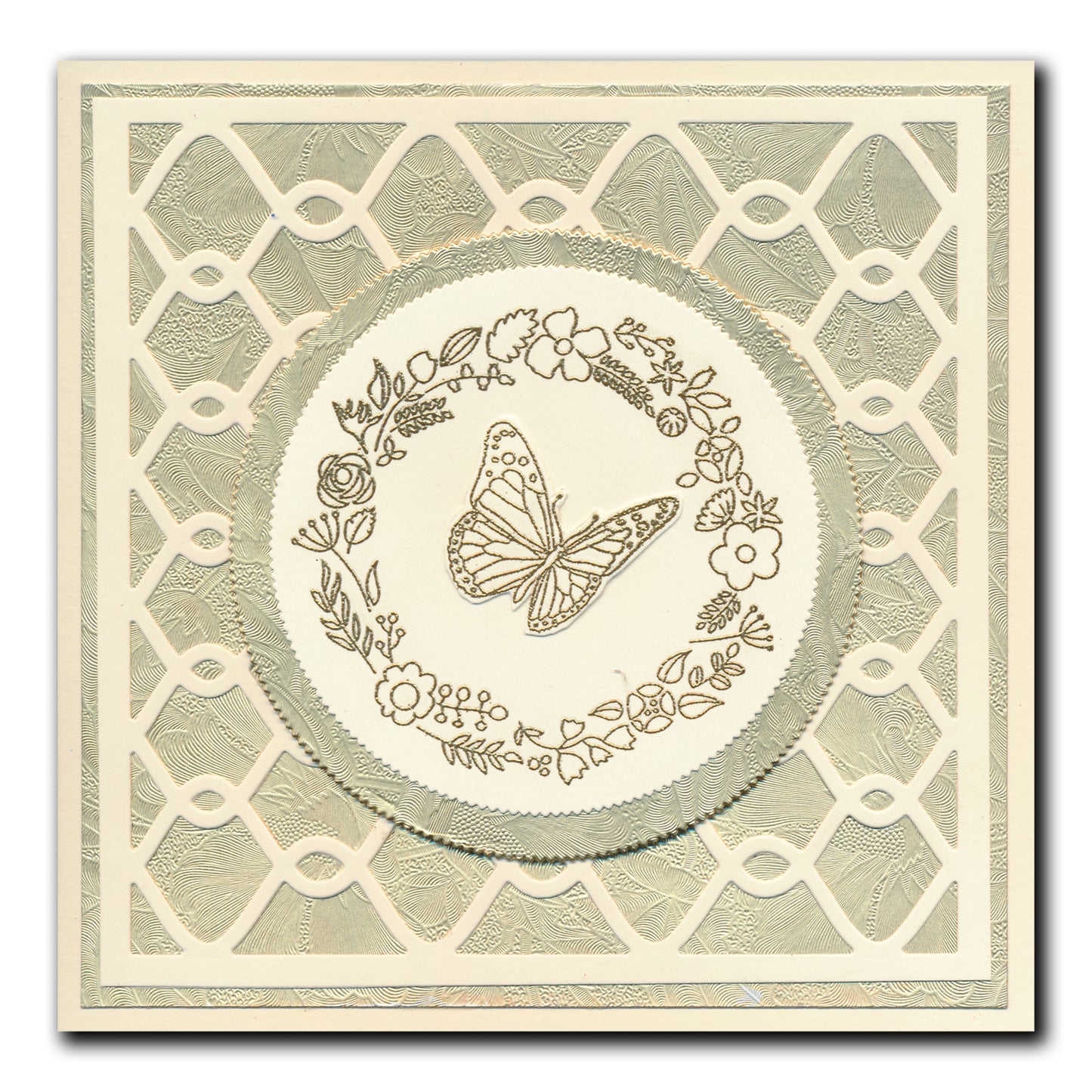 Butterfly Wreath A5 Square & A6 Square Stamp & Mask Collection
