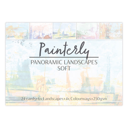 Painterly Soft Panoramic Landscapes Card Pack