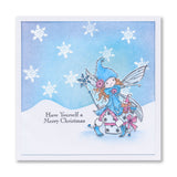 Pixie Poppets - Mia A6 Square Stamp - Artwork by Marina Fedotova