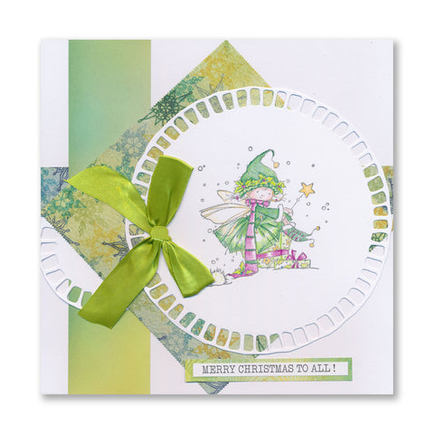 Pixie Poppets - Mel A6 Square Stamp - Artwork by Marina Fedotova