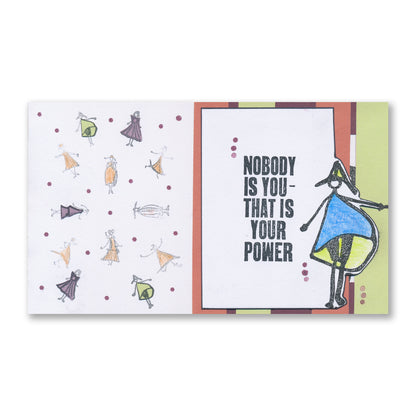 Barbara's Big SHAC Girl A7 Stamp Set