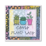 Potted Plants Alphabet & Numbers A6 Stamp Set