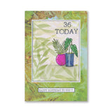 Potted Plants Alphabet & Numbers A6 Stamp Set