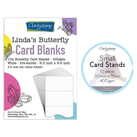 Linda's It's a Wrap! Part 3 - Butterfly Card Blanks & Stands