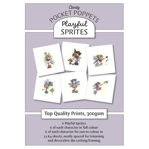 Playful Sprites - Pocket Poppets Card Toppers