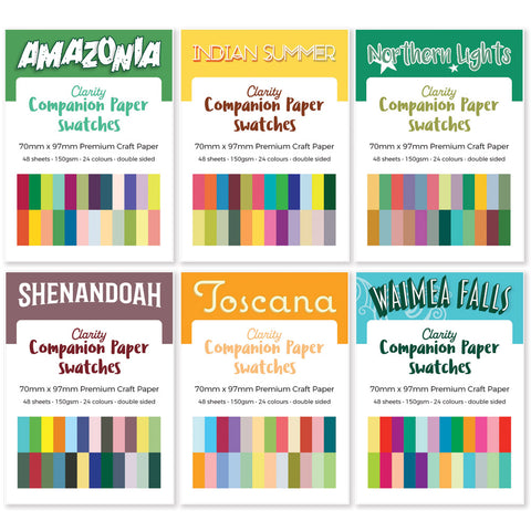 Companion Paper Swatches Collection of 6