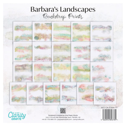 Barbara's Landscapes Backdrop Prints 7" x 7" - Spring/Summer Card Pack