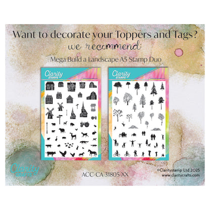 Barb's Landscapes Backdrop Prints Toppers & Tags