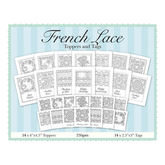 French Lace Toppers & Tags
