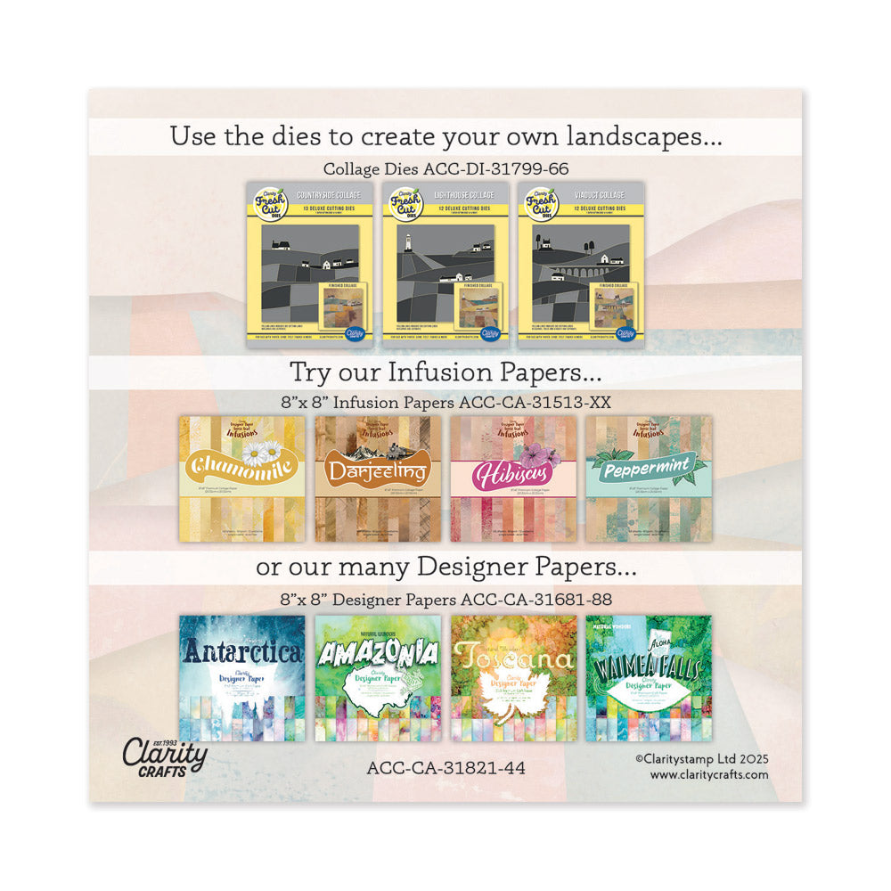 Collage Landscape Prints - 4" x 4" Card Pack