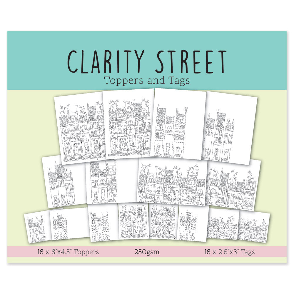 Clarity Street Toppers & Tags – Clarity Crafts