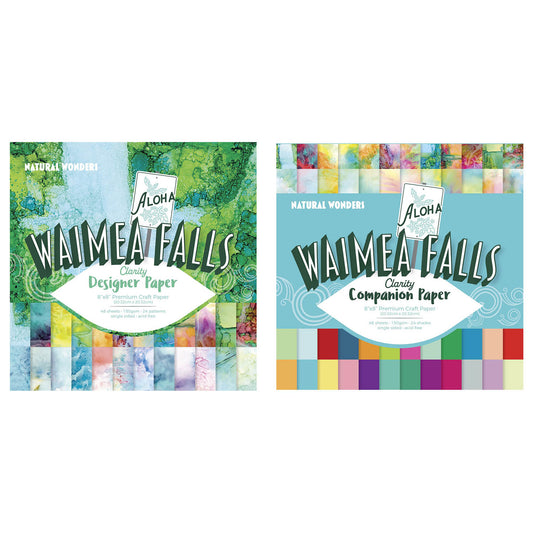 Waimea Falls Designer & Companion 8" x 8" Paper Duo (Single-Sided)