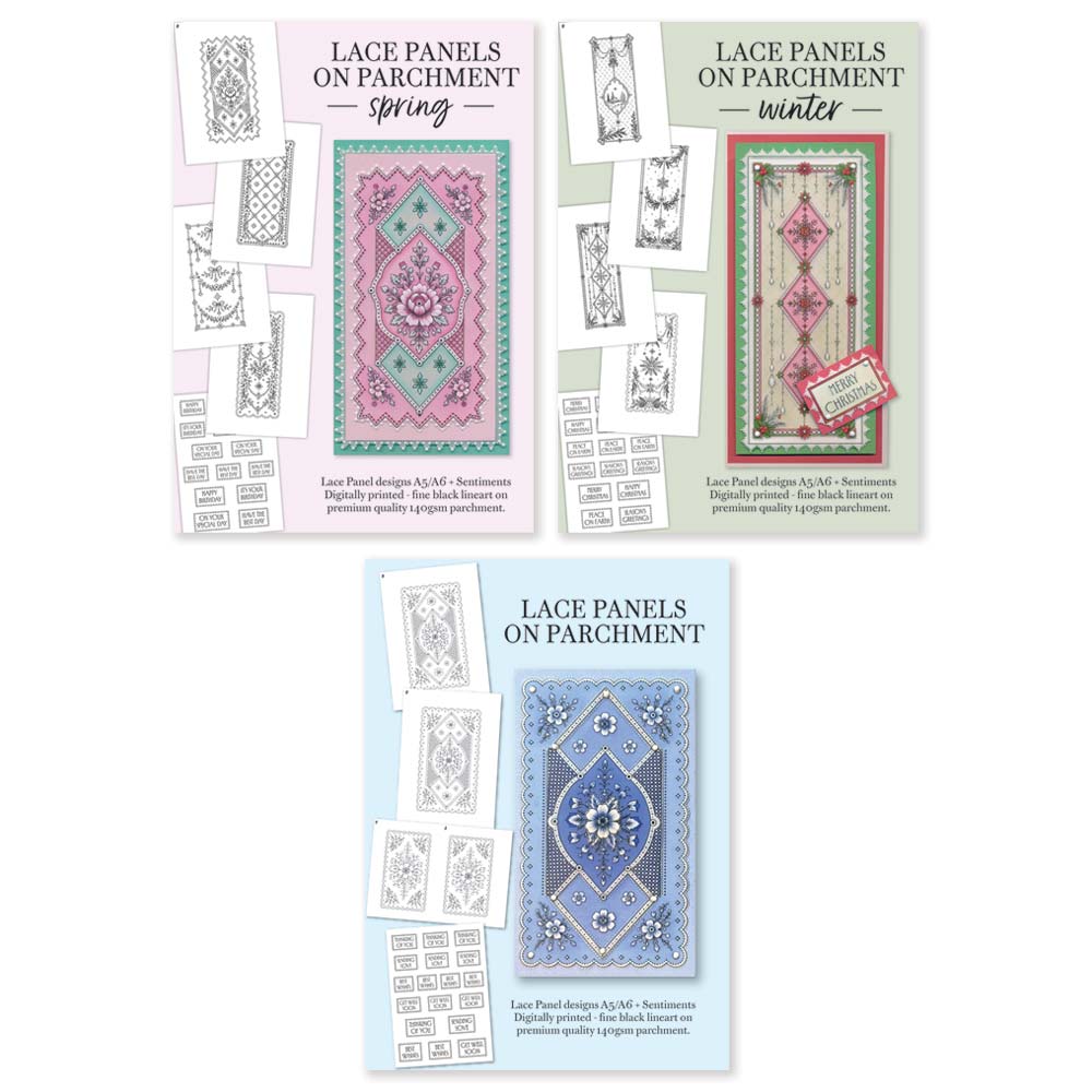 Lace Panels on Parchment Complete Collection