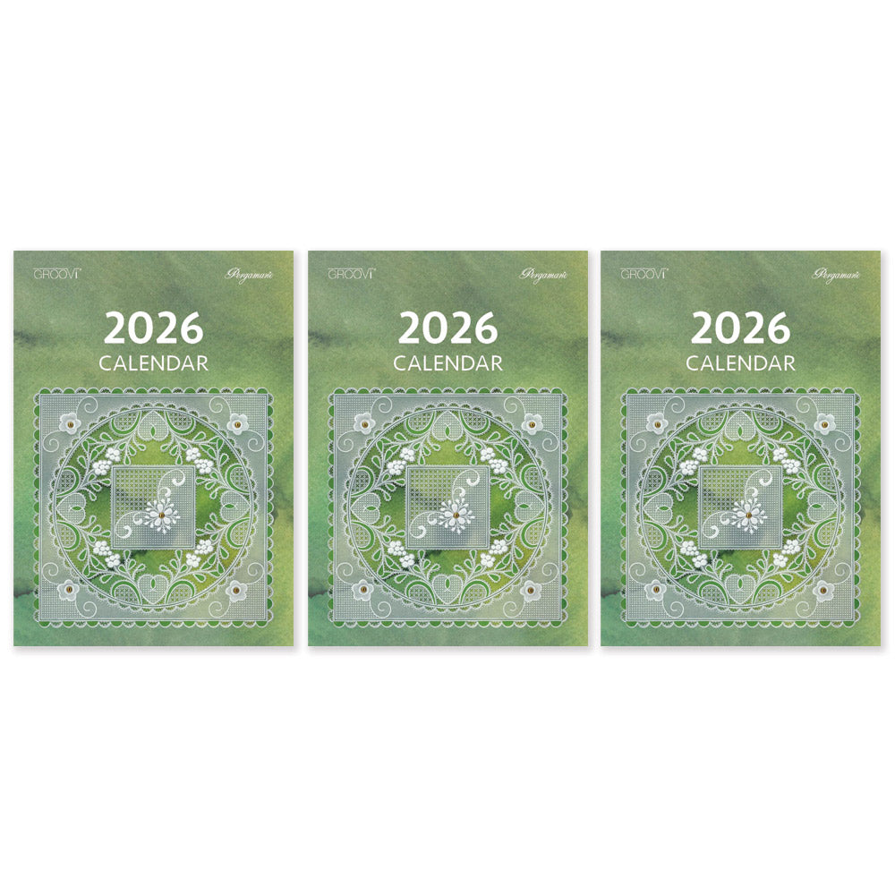 3x A4 Clarity Parchment Build a Calendar with 14x Parchment