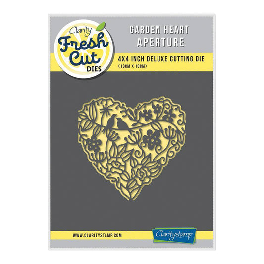Garden Heart Aperture Clarity Fresh Cut Die