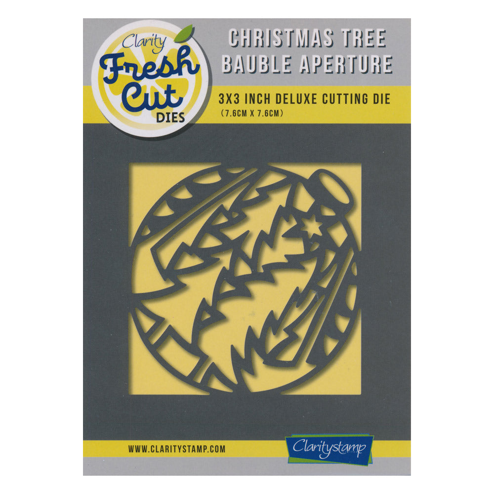 New Design Dies - 11 - Christmas Tree Bauble Aperture Die 3" x 3"