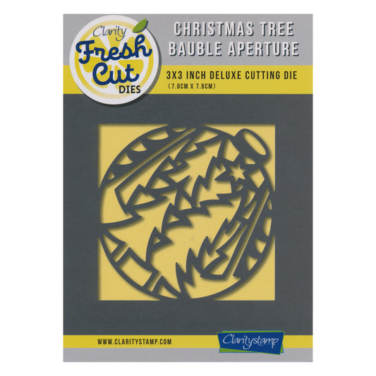 New Design Dies - 11 - Christmas Tree Bauble Aperture Die 3" x 3"