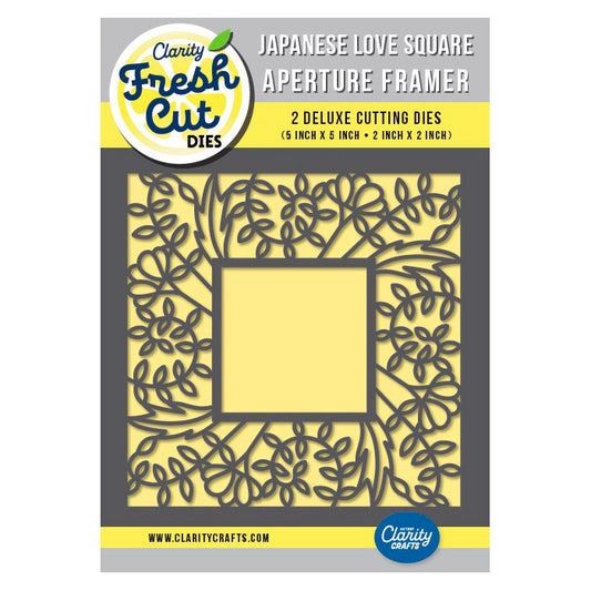 Japanese Love Square Aperture Framer Die Set