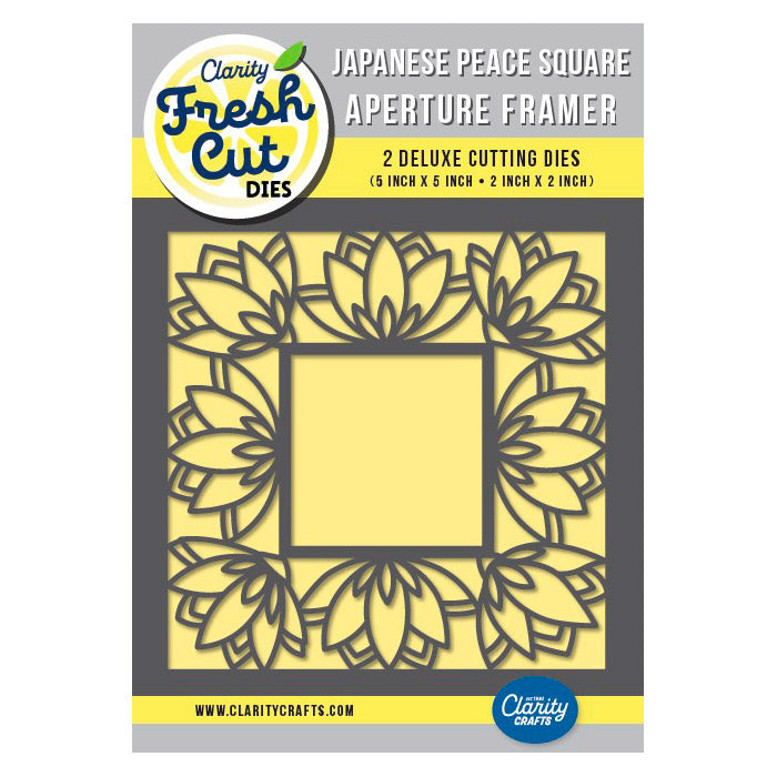 Japanese Peace Square Aperture Framer Die Set
