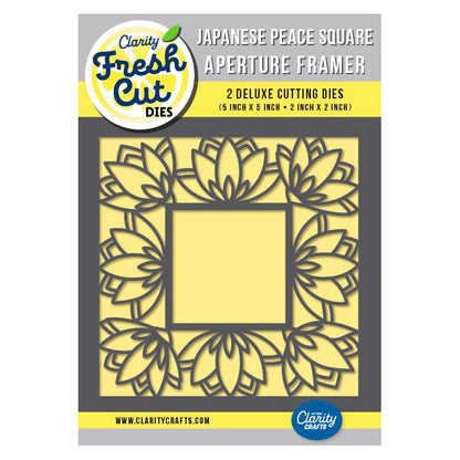 Japanese Peace Square Aperture Framer Die Set