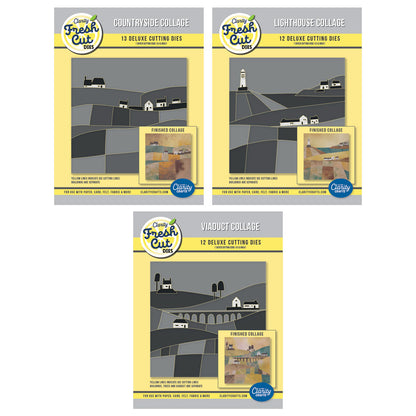 Countryside, Lighthouse & Viaduct Collage Die Collection