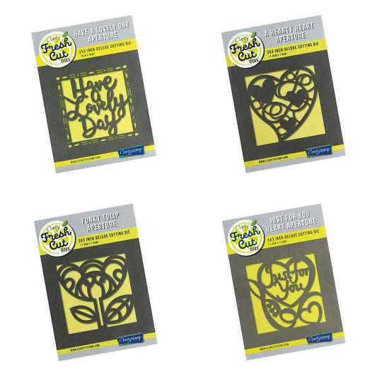 Have a Lovely Day Quartet of Aperture Dies