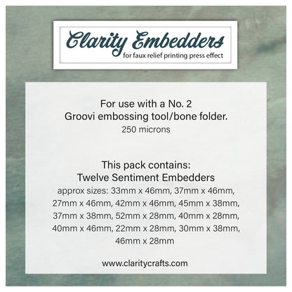 Tall Sentiment Embedder Stencil