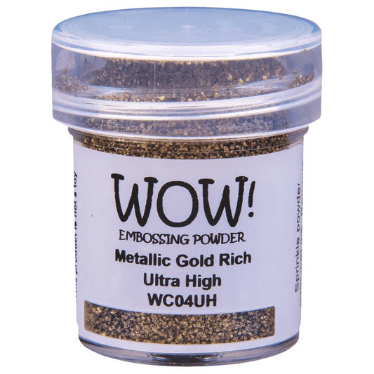 Embossing Powder Ultra High 15ml - Metallic Gold Rich
