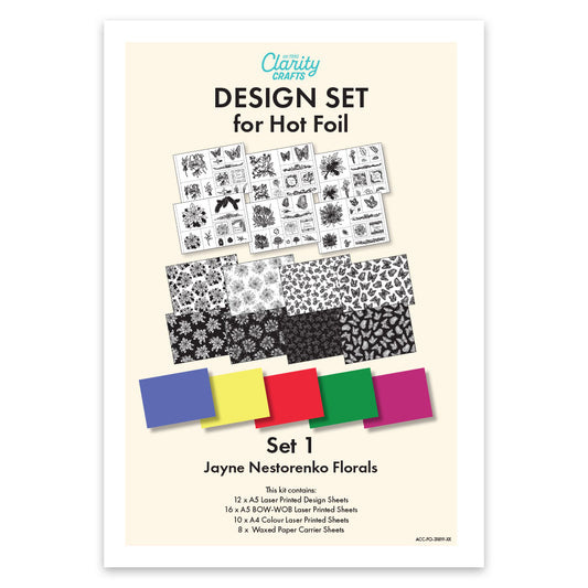 Designs for Hot Foil - Set 1 - Jayne Nestorenko Florals Collection