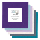 Felt by Clarity - Funky Star Mixed Set - 6" x 6" Adhesive Backed Felt x6