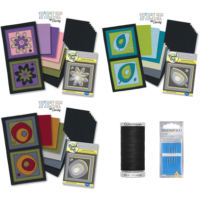 Felt by Clarity - Clarity Tile Kits - Complete Collection with Needles & Thread