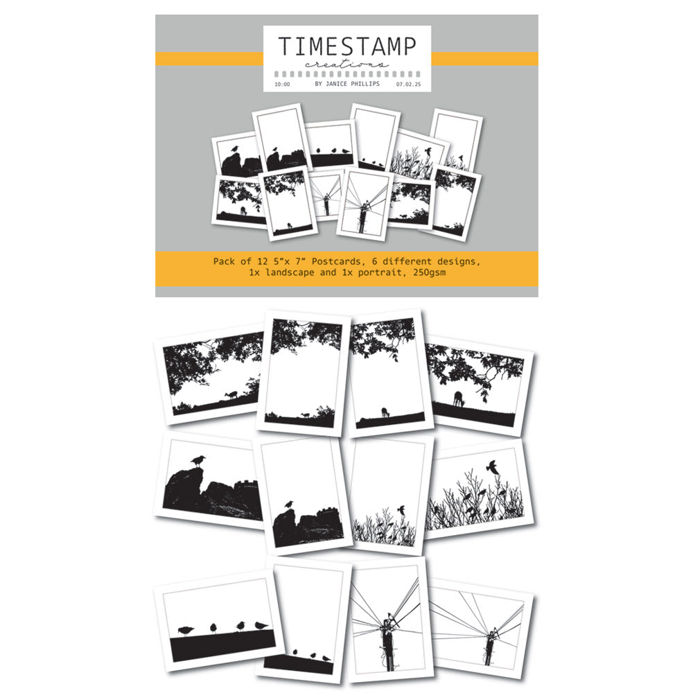 Timestamp Creations by Janice Phillips - Out & About Part 1 Postcard Collection