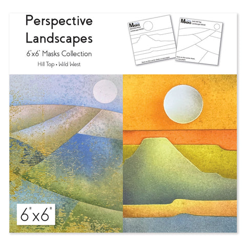 Perspective Landscapes - 6" x 6" Masks Collection