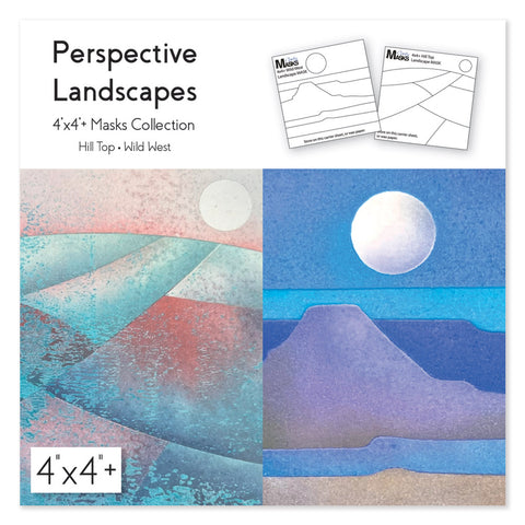 Perspective Landscapes - 4" x 4" Masks Collection