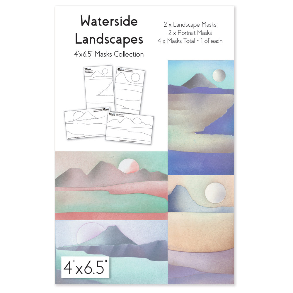 Waterside Landscapes - 4" x 6.5" Masks Collection