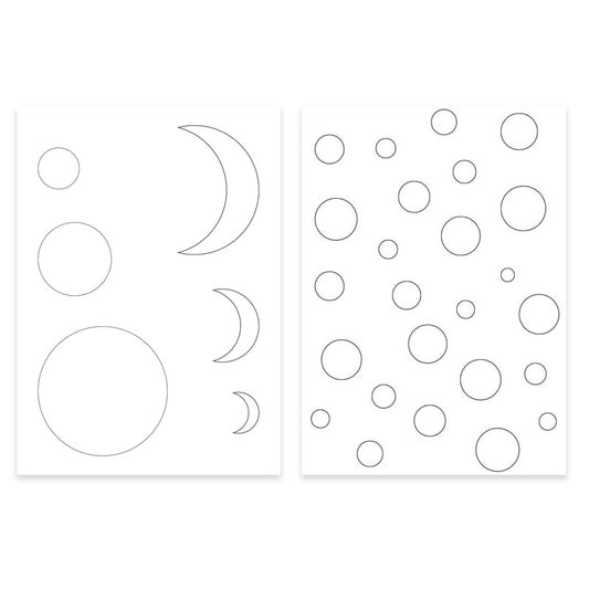 Moons & Mini Moons A5 Mask Duo