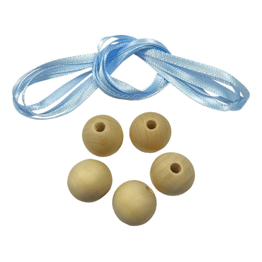 Wooden Heads & Blue Ribbon - Hope