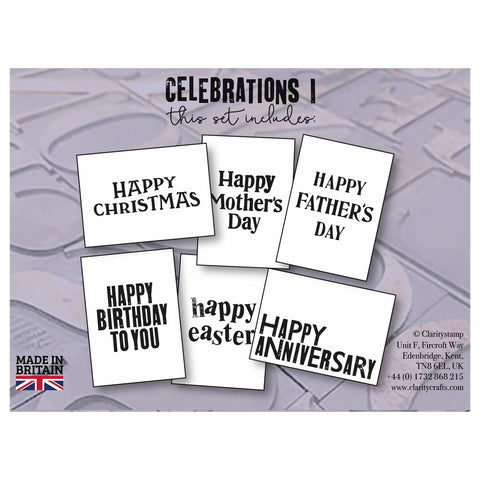 Celebrations 1 - Slow Down with Clarity Quotes Postcards Set 5