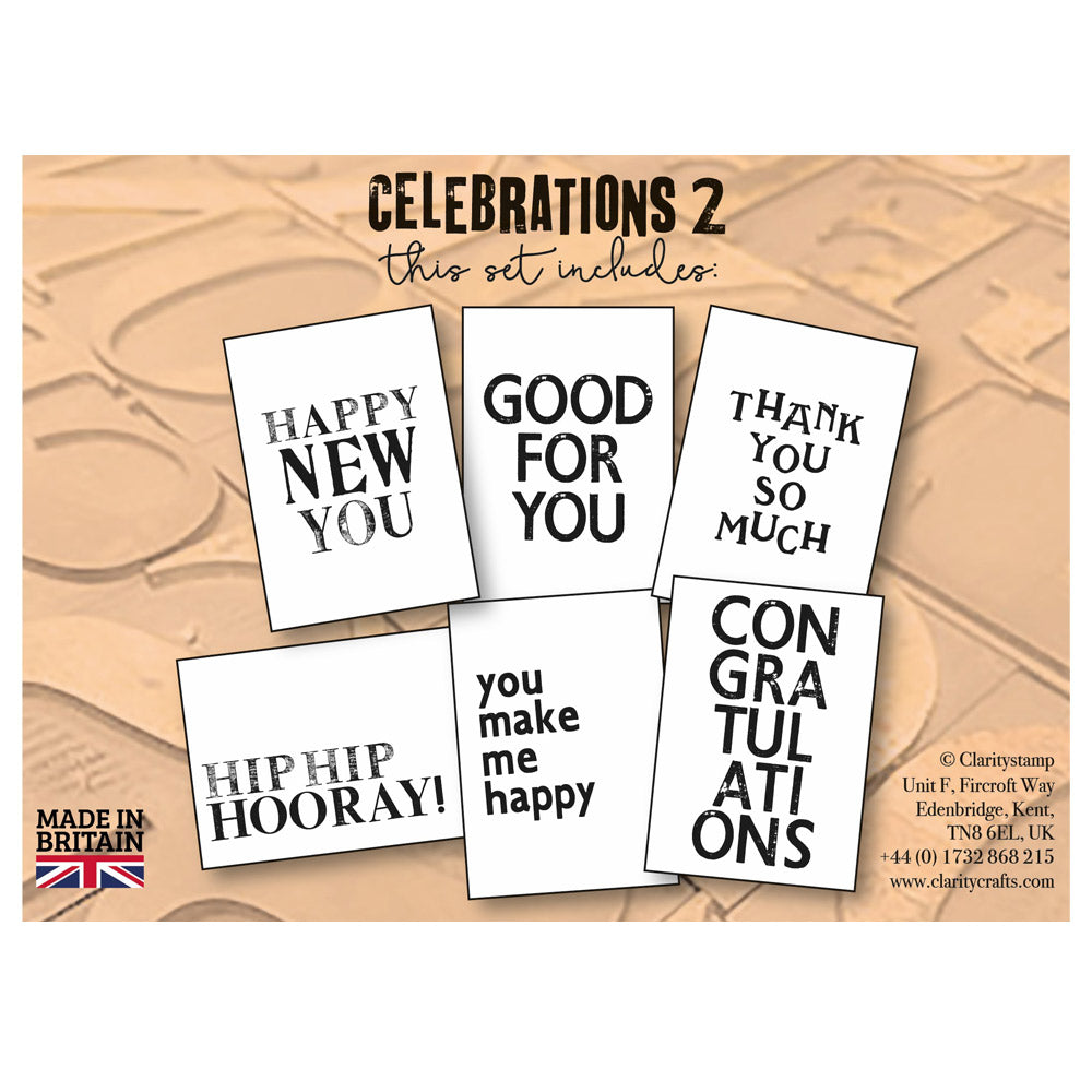 Set 6 - Quotes - Celebrations 2 - Printed Postcards