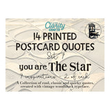 Set 7 - Quotes - You Are the Start - Printed Postcards