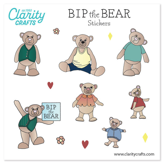 BIP the Bear Stickers