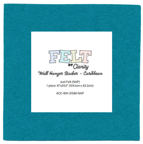 Felt by Clarity - Wall Hanger Backer - Caribbean 41" x 24.5" Non-Adhesive Backed Felt x1