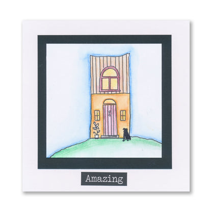 Clarity Street Build a House A5 Stamp & Mask Set