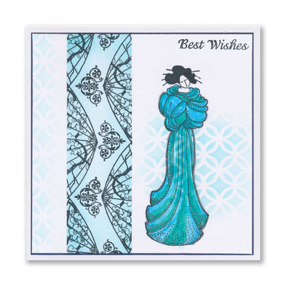 Geisha & Waterhouse A5 Stamp & Mask Set
