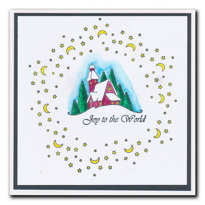 Linda's Joy to the World - Christmas Compendium A6 Stamp Set