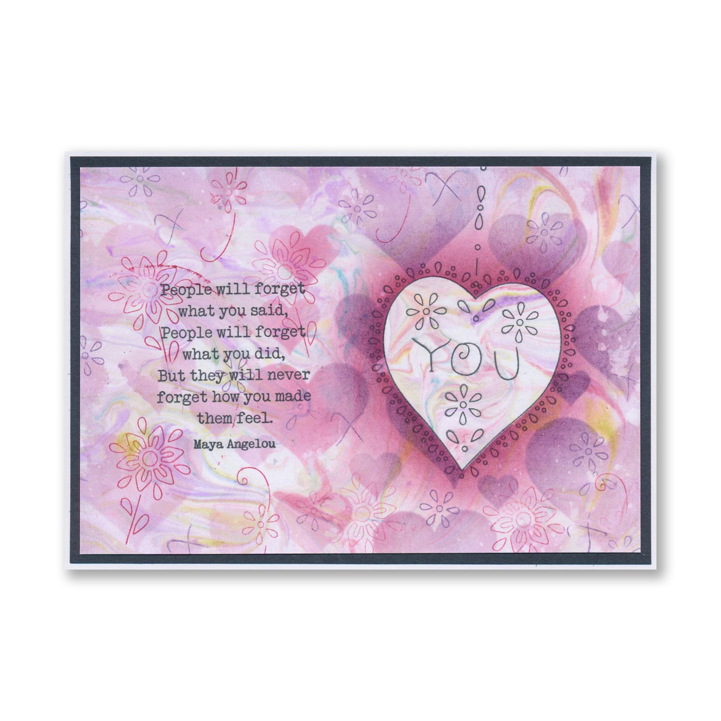 Barbara's Loving Heart A5 Stamp & Mask Set