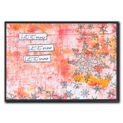 Linda's Snowflake Kisses - Christmas Compendium A6 Stamp Set