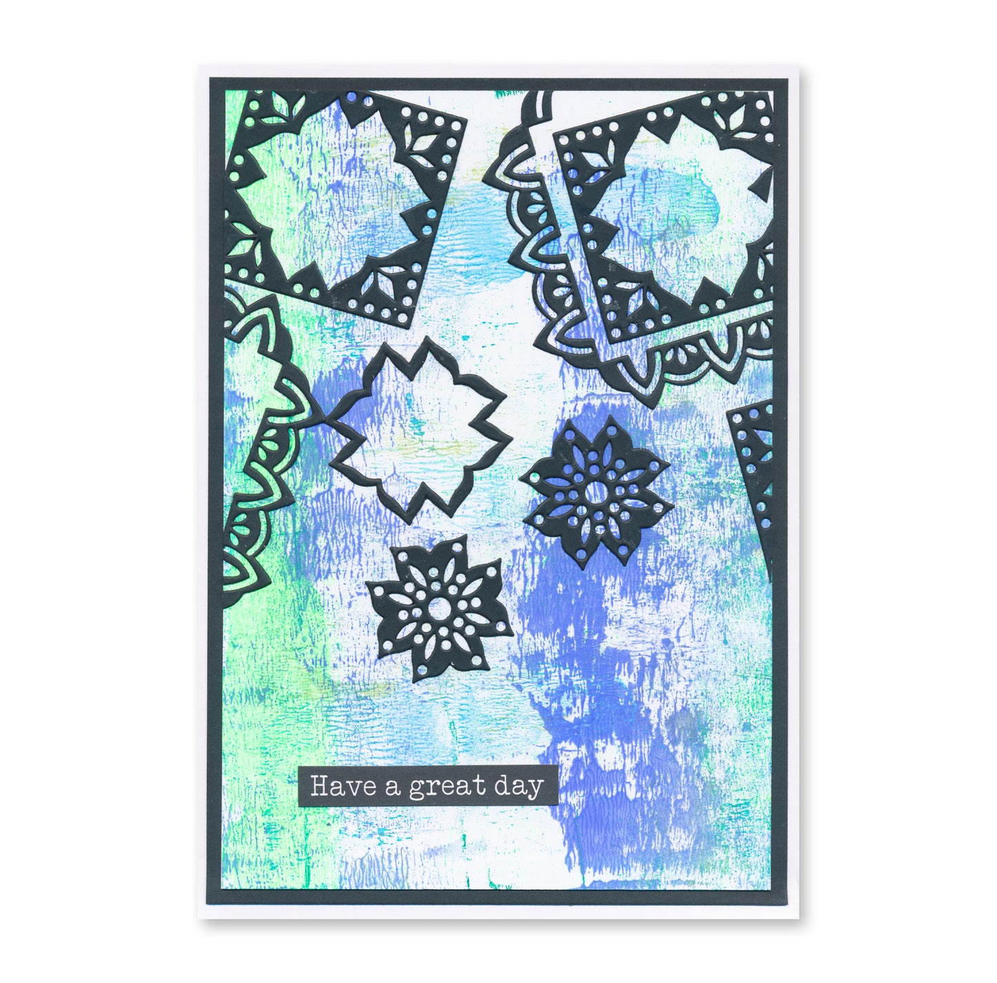 Mini Mandala Squares Clarity Fresh Cut Die Collection