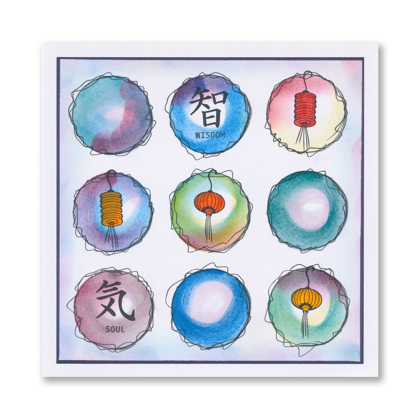 Geisha & Waterhouse A5 Stamp & Mask Set