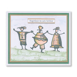 Barbara's Big SHAC People A5 & A7 Stamp Collection